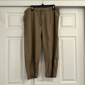 Splendid linen crop pants